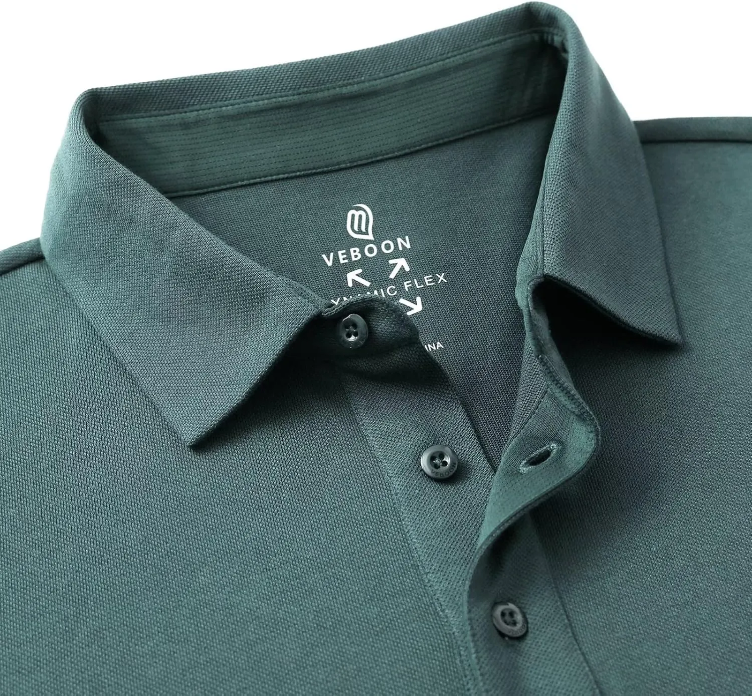 VEBOON Polo Shirts for Men Short Sleeve Cotton Blend Athletic Performance Classic Regular Fit Golf Shirts