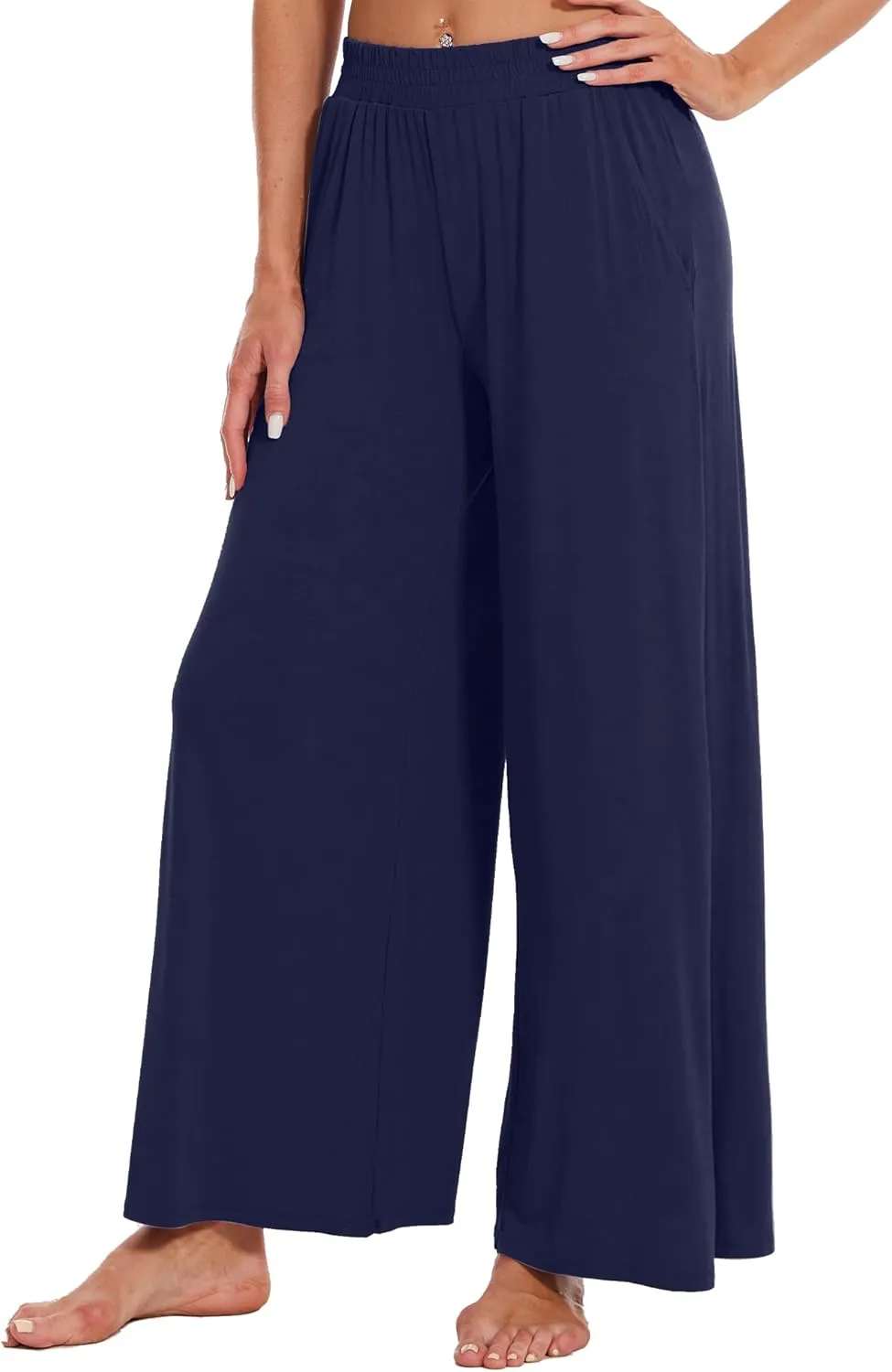 WiWi Viscose from Bamboo Women' s Pajamas Pants Soft Yoga Loose Pant Comfy Pajama Bottoms S-XXL
