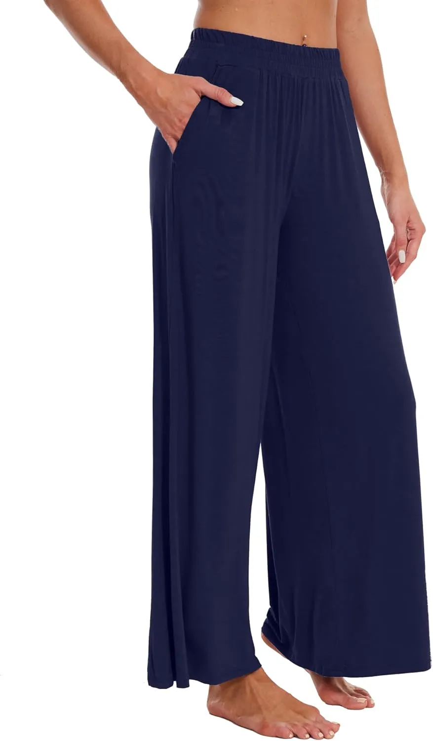WiWi Viscose from Bamboo Women' s Pajamas Pants Soft Yoga Loose Pant Comfy Pajama Bottoms S-XXL