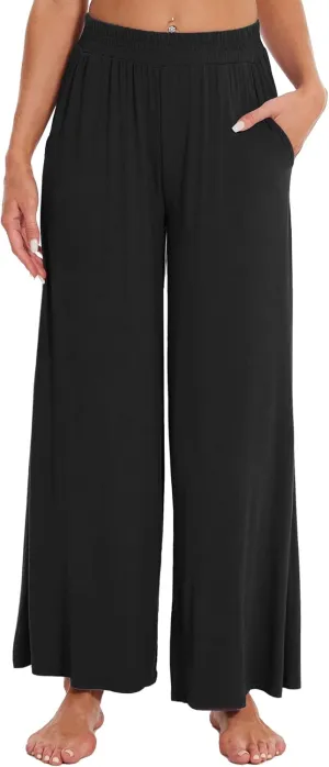 WiWi Viscose from Bamboo Women' s Pajamas Pants Soft Yoga Loose Pant Comfy Pajama Bottoms S-XXL