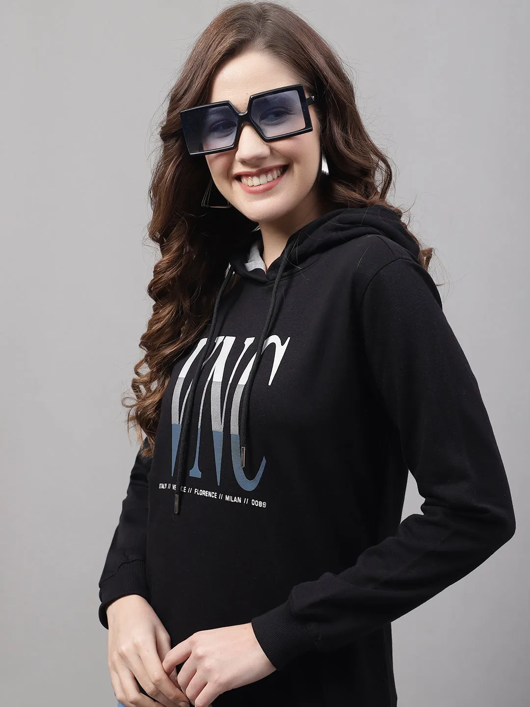 Women Black Sweatshirt