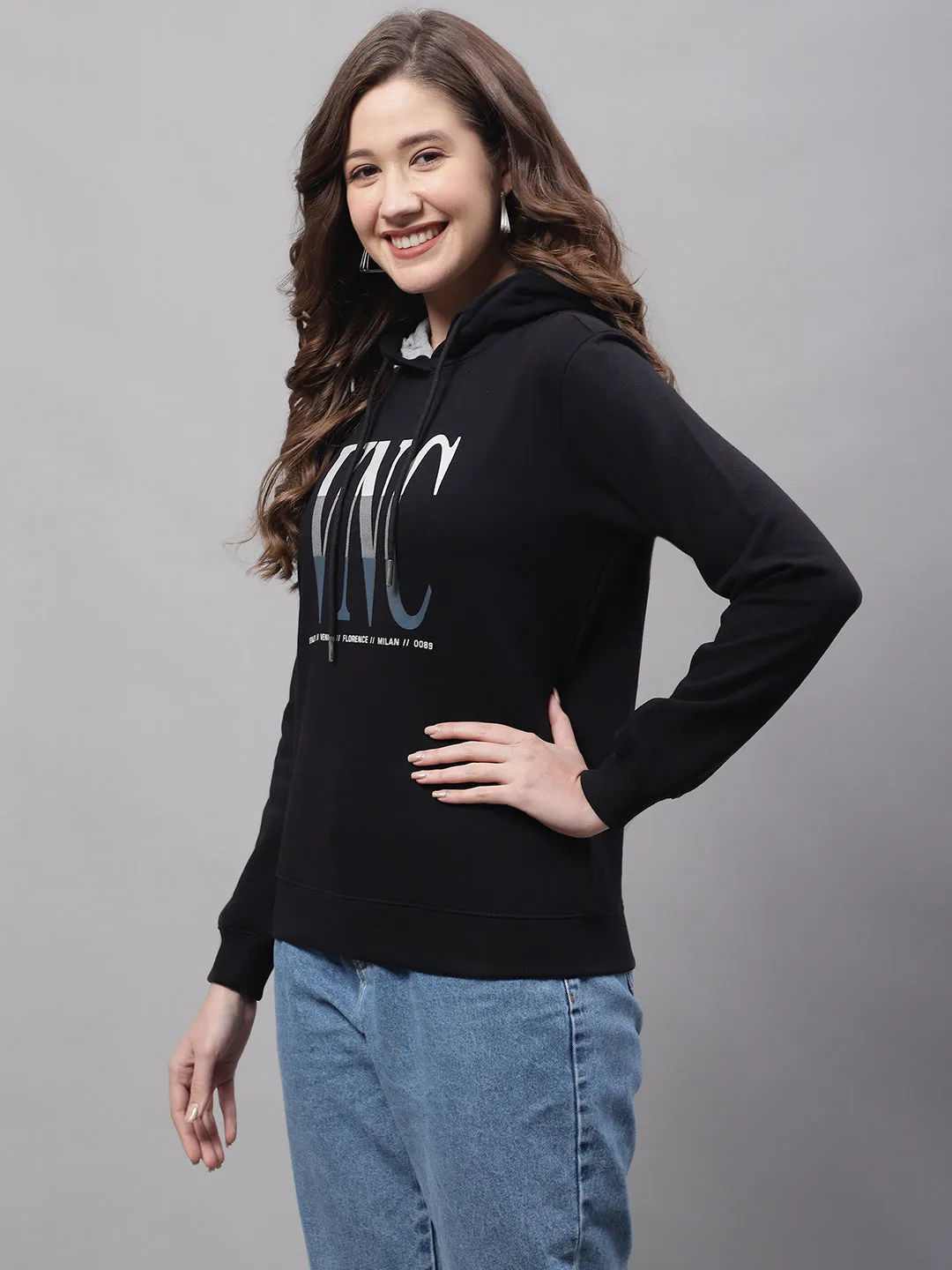 Women Black Sweatshirt