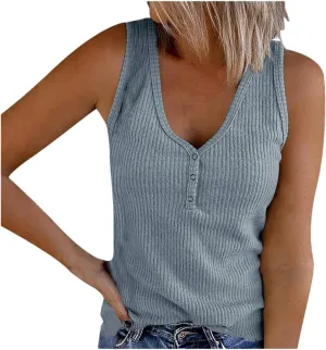 Women's Cute Sleeveless Cropped Tank Top Crop Summer Corset Camisole Knit Sexy Slim Vest Bra Tops Blue XXXXXL