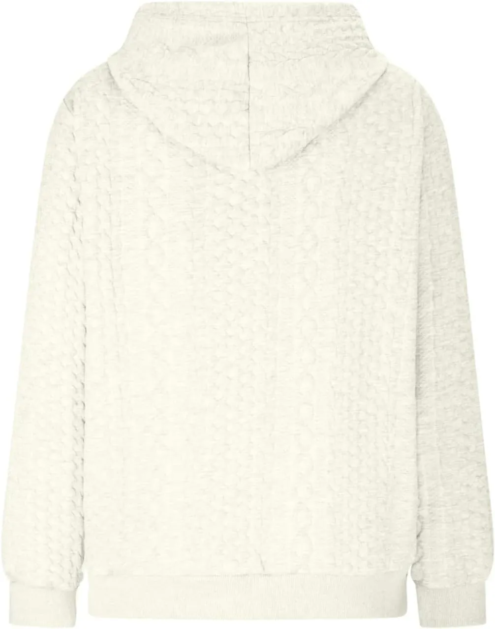Womens Hoodies Fall Winter Waffle Knit Drop Shoulder Casual Sweatshirts with Pocket Pullover