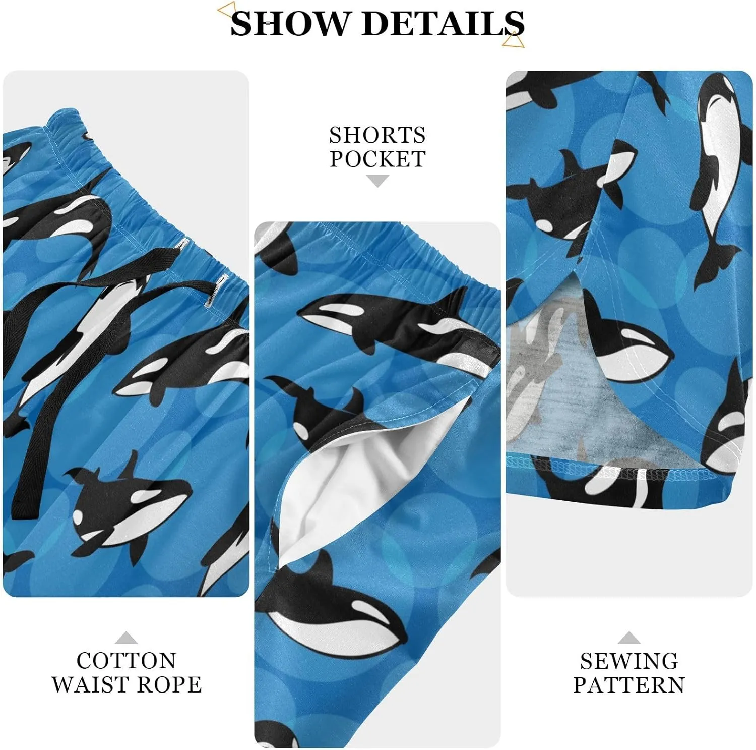 Women's Pajamas Shorts Lounge Sleep Bottoms Soft Pj Boxer Short Pants with Pockets
