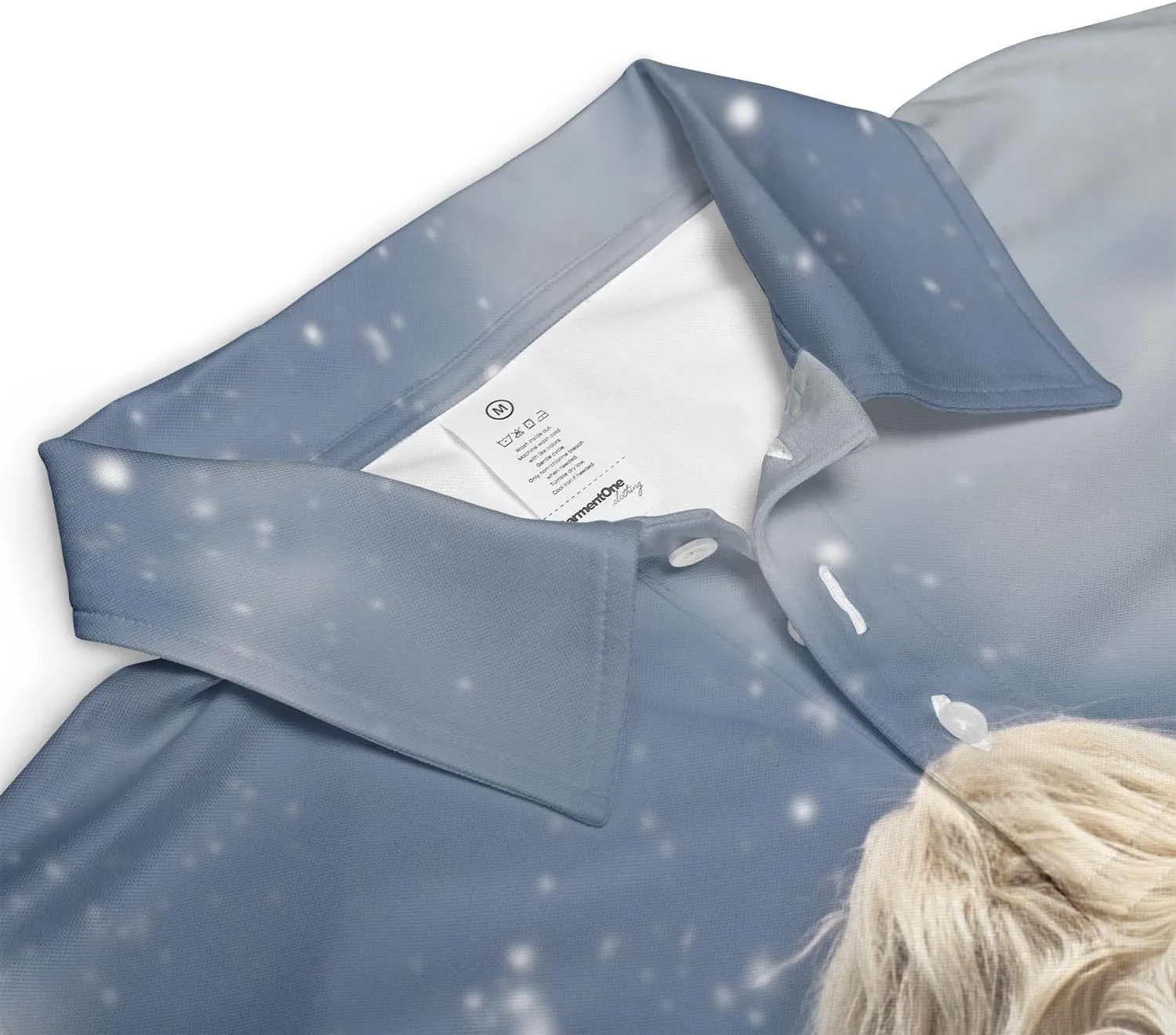 Xmas Cow Polo Shirts for Men - Galaxy Cat Mens Quick Dry Short Sleeve Polo Shirts Series 29