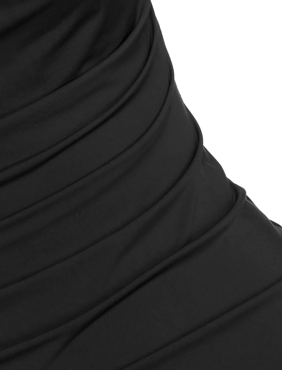 ZAFUL Women's Halter Two Piece Tankini Swimsuit Cowl Neck Swim Tank Top High Waisted Tummy Control Bathing Suits