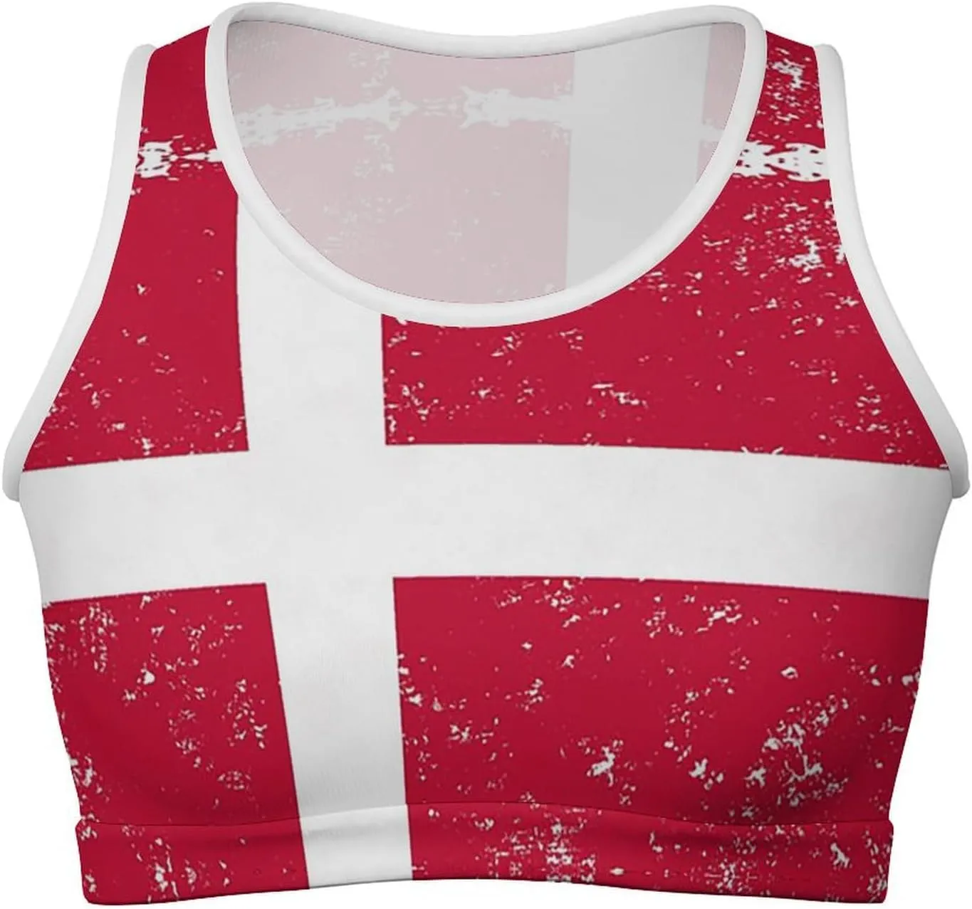 Zakqeik Womens Algeria Flag Tank Tops Workout Cropped Slim Fit Summer Camisole Sleeveless Tops